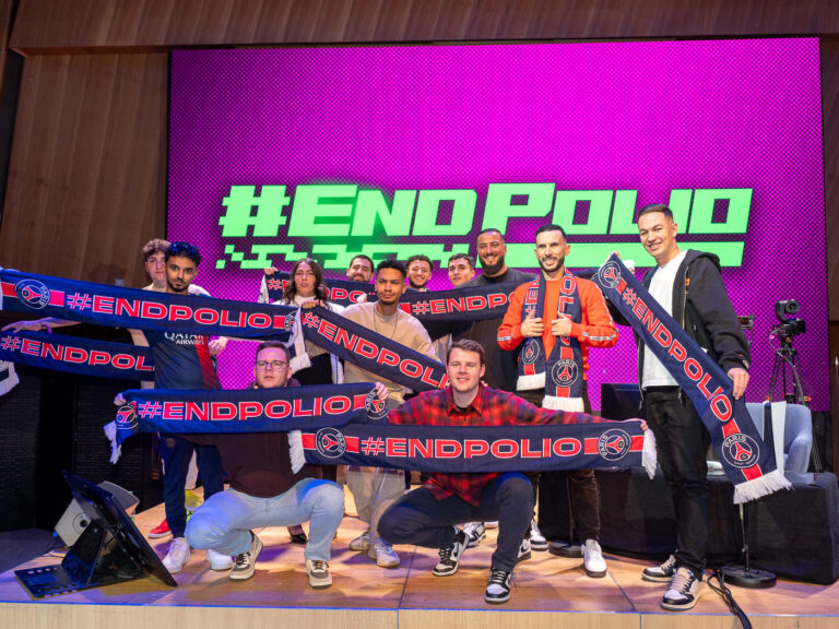 L&rsquo;e-sport uni contre la polio